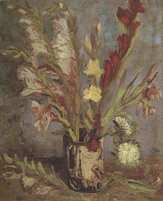 Vincent Van Gogh Vase with Gladioli (nn04)